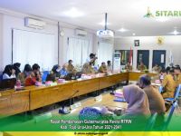 Rapat Pembahasan Gubernur atas Revisi RTRW Kab. Tojo Una-Una Tahun 2021-2041