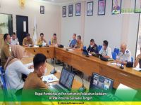 Rapat Pembahasan Pencantuman Pelabuhan kedalam RTRW Provinsi Sulawesi Tengah