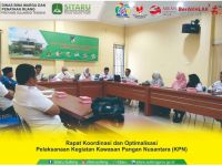Rapat Koordinasi dan Optimalisasi Pelaksanaan Kegiatan Kawasan Pangan Nusantara (KPN)
